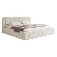 POLSTERBETT Slim XI - Creme, Holz/Holzwerkstoff (180/200cm) - MIRJAN24