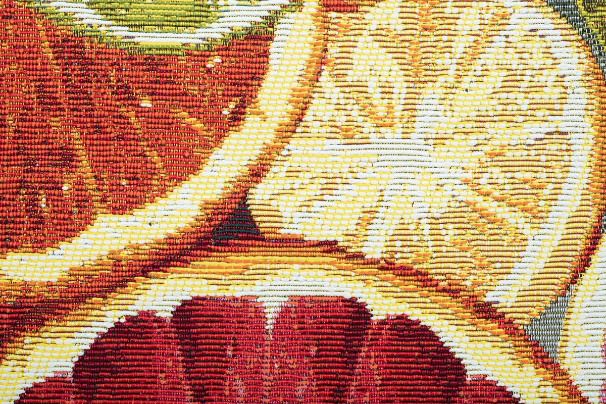 OUTDOORTEPPICH Rantum Beach 140x140 cm - Orange, Textil (140/140cm) - Sansibar SYLT