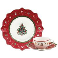 KAFFEESERVICE Toy's Delight rot 18-tlg. - Rot, Keramik (2/2/2cm) - Villeroy & Boch