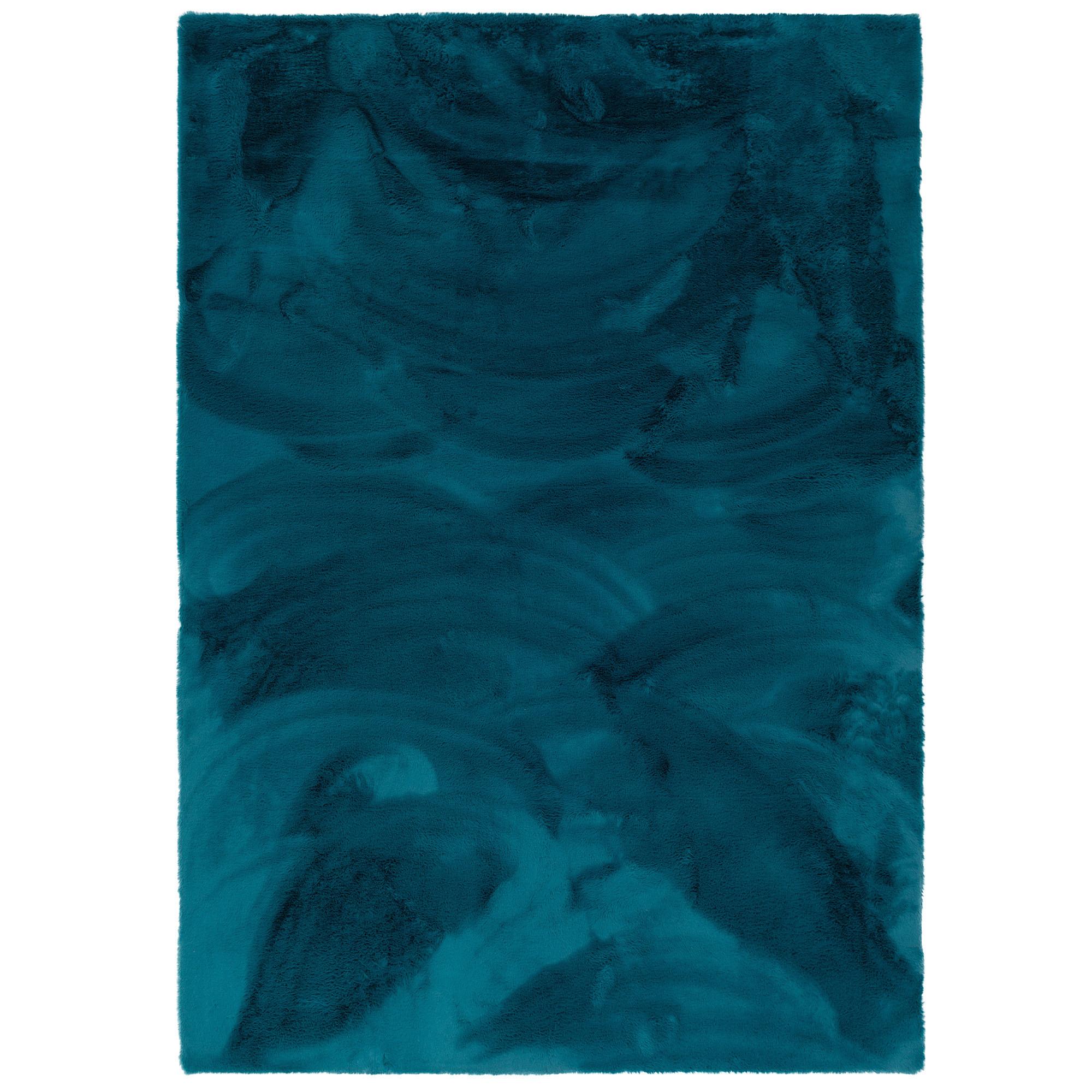 FELLTEPPICH LUXUS SUPER SOFT PLUSH - Petrol, Textil (160/230cm) - Pergamon