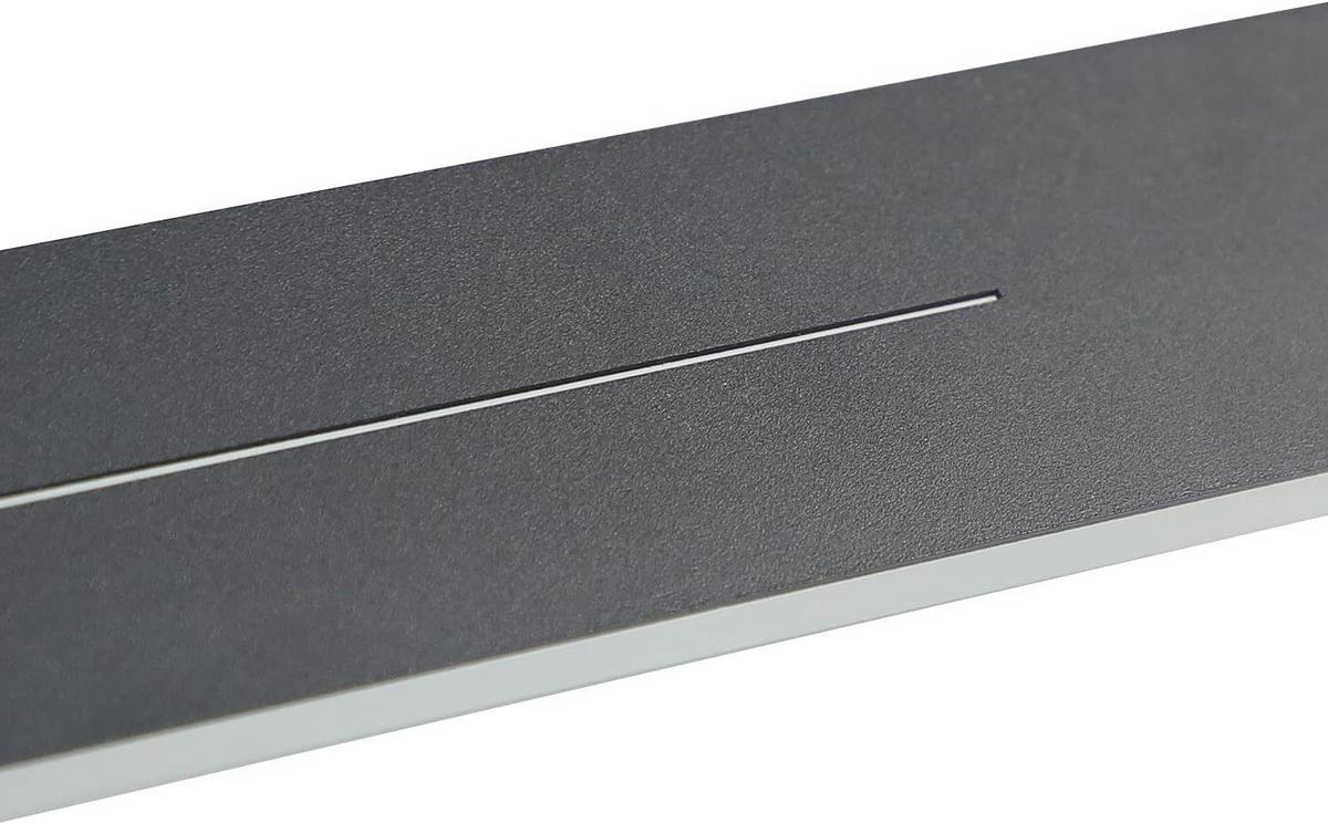 LED WANDLEUCHTE Vision - Schwarz, Metall (5/5/30cm) - Nettlife