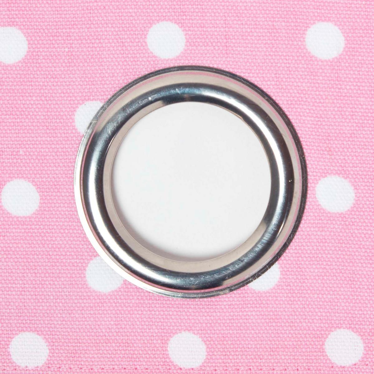 ÖSENVORHANG Cupcakes blickdicht 2er-Set, 137/228 cm - Rosa, Textil (137/228cm) - Homescapes