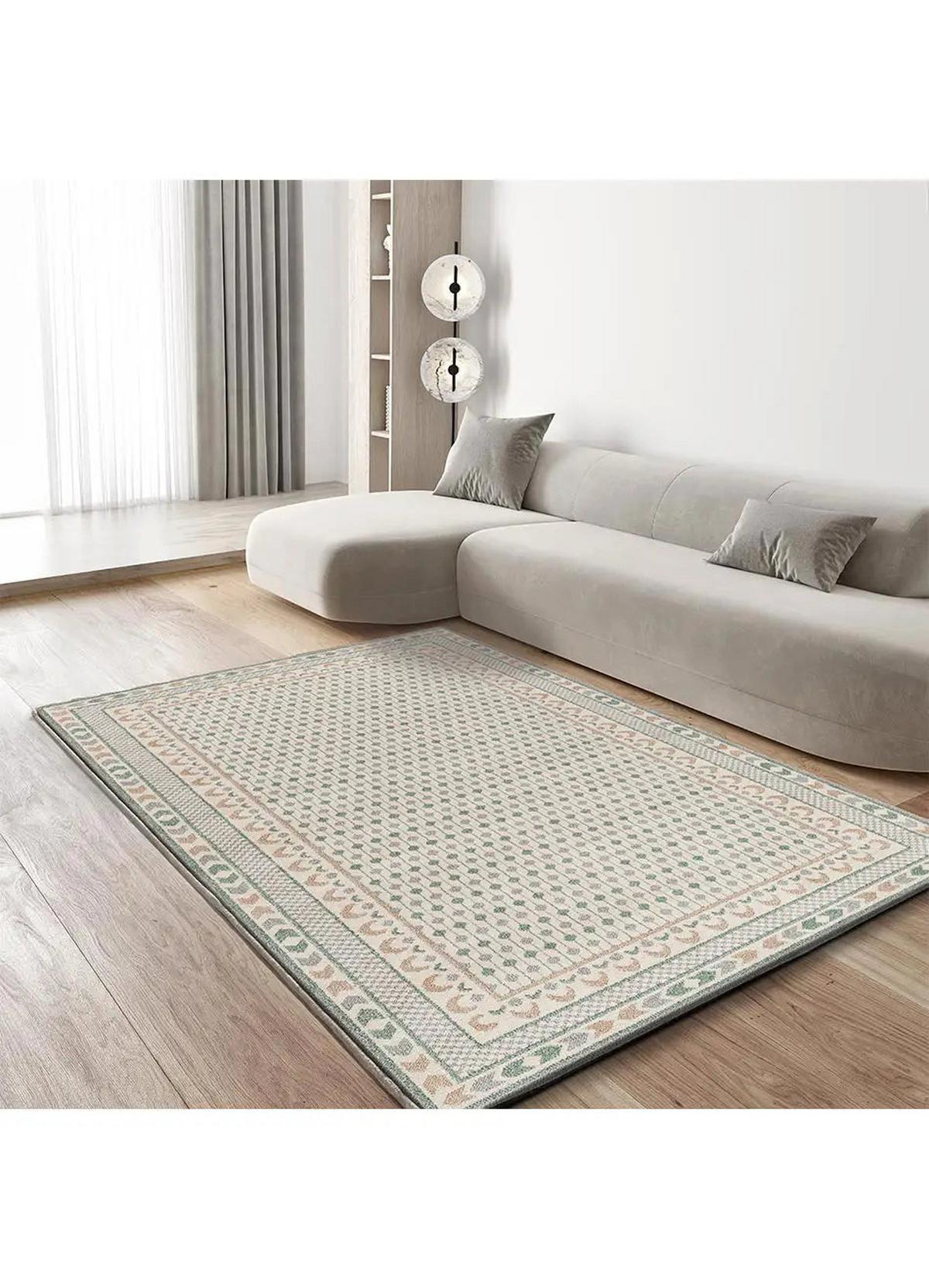 KURZFLORTEPPICH Grün / Beige Astra 200/290 cm - Beige/Grün, Textil (200/290cm) - Atticgo