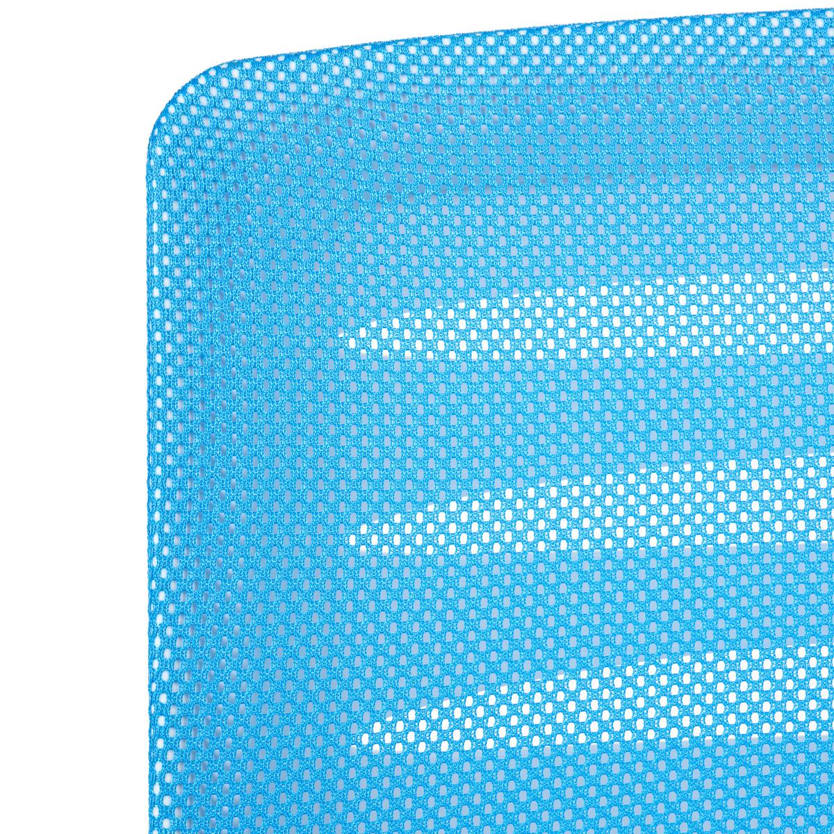 BÜROSTUHL Blau Radiant - Blau, Textil (58/88/58cm) - Beliani