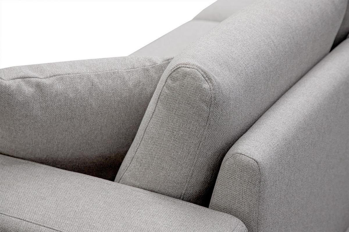 SOFA MEDIOLANE 2,5-Sitzer, hellgrau - Hellgrau, Holzwerkstoff/Textil (203/87/96cm) - Wozimo