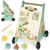 LAUFLERNWAGEN MDF Sperrholz Grün - Grün, Holz (33.5/46.8/36cm) - AIYAPLAY