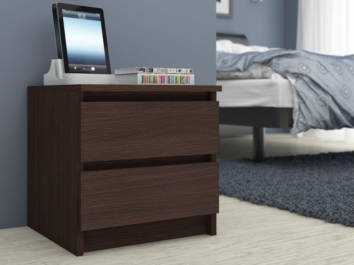 KOMMODE Dunkelbraun 55/60/40 - Dunkelbraun, Holzwerkstoff (60/55/40cm) - RAUMHIRSCH FURNITURE