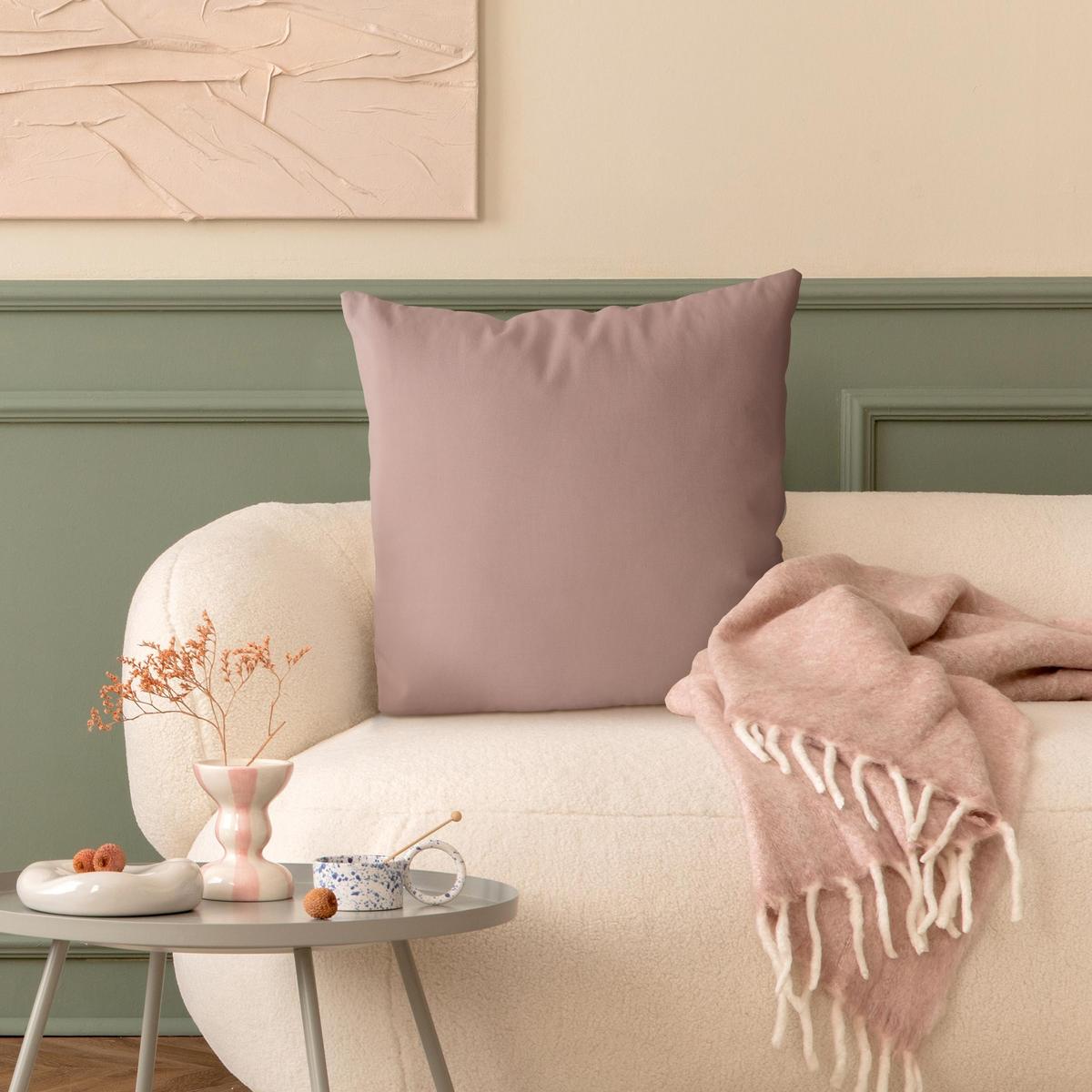 DEKOKISSEN Guava Juice 40/40 cm - Rosa, Textil (40/40/10cm) - Bilderwelten