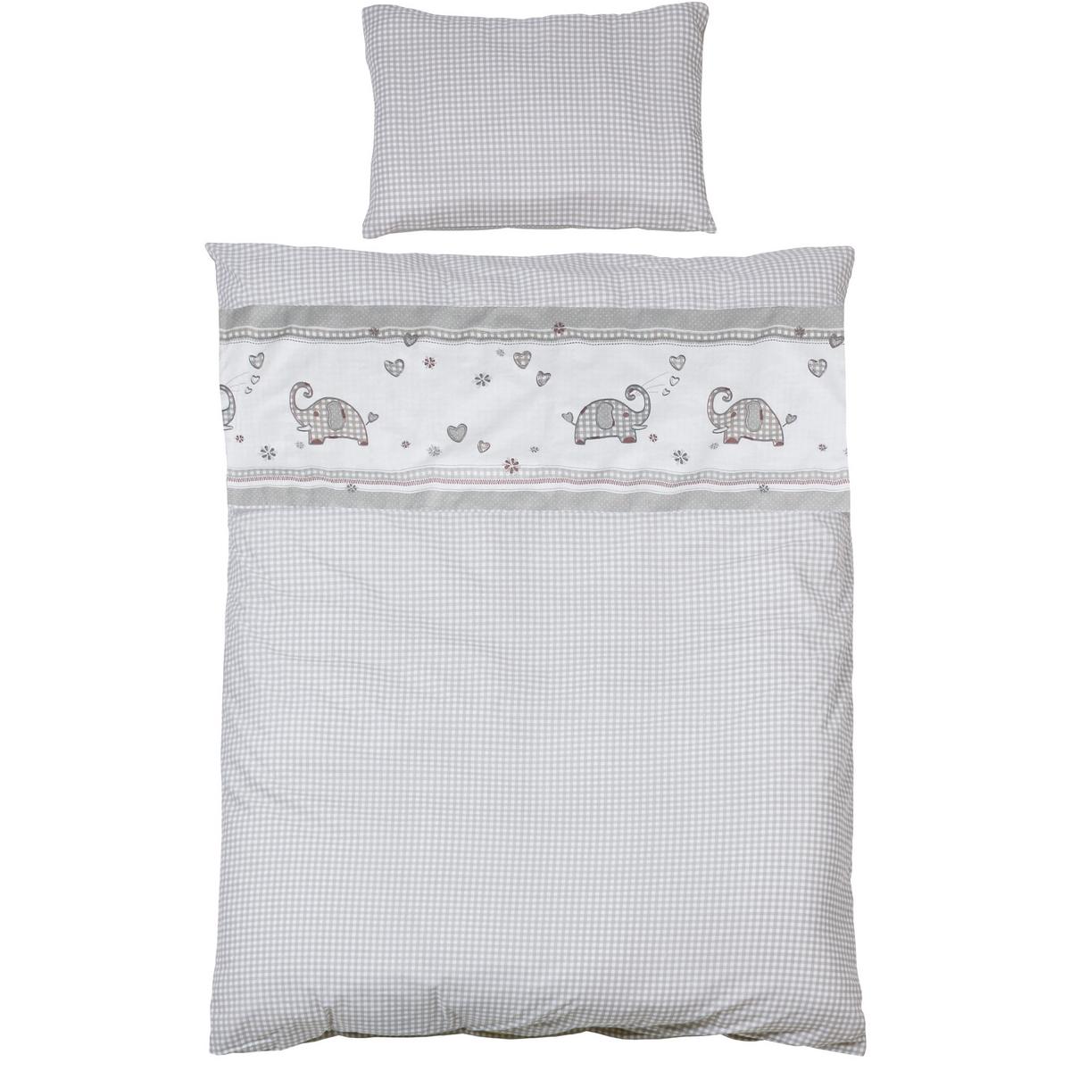 BABYBETT Elefant 70 x 140 cm weiß - Weiß, Holzwerkstoff (70/140cm) - Roba