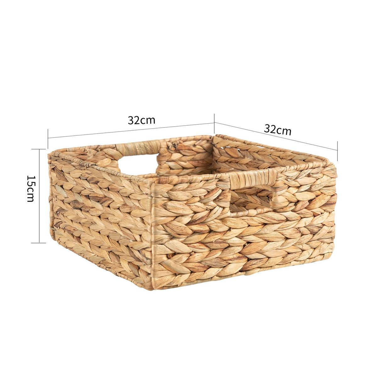 AUFBEWAHRUNGSKÖRBE LANZI 2er-Set natur - Naturfarben, Naturmaterialen (32/15/32cm) - IDIMEX