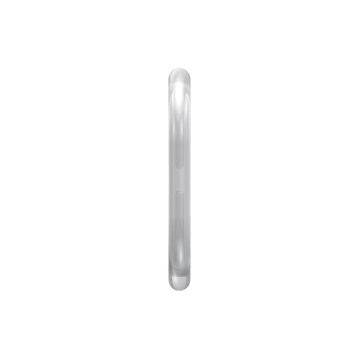 DUSCHVORHANGRINGE C-Form offen 60/42 mm für Duschvorhangstange / Spannstange, Glasklar, Packung 10 Stück - Transparent, Kunststoff (30cm) - INTERDECO