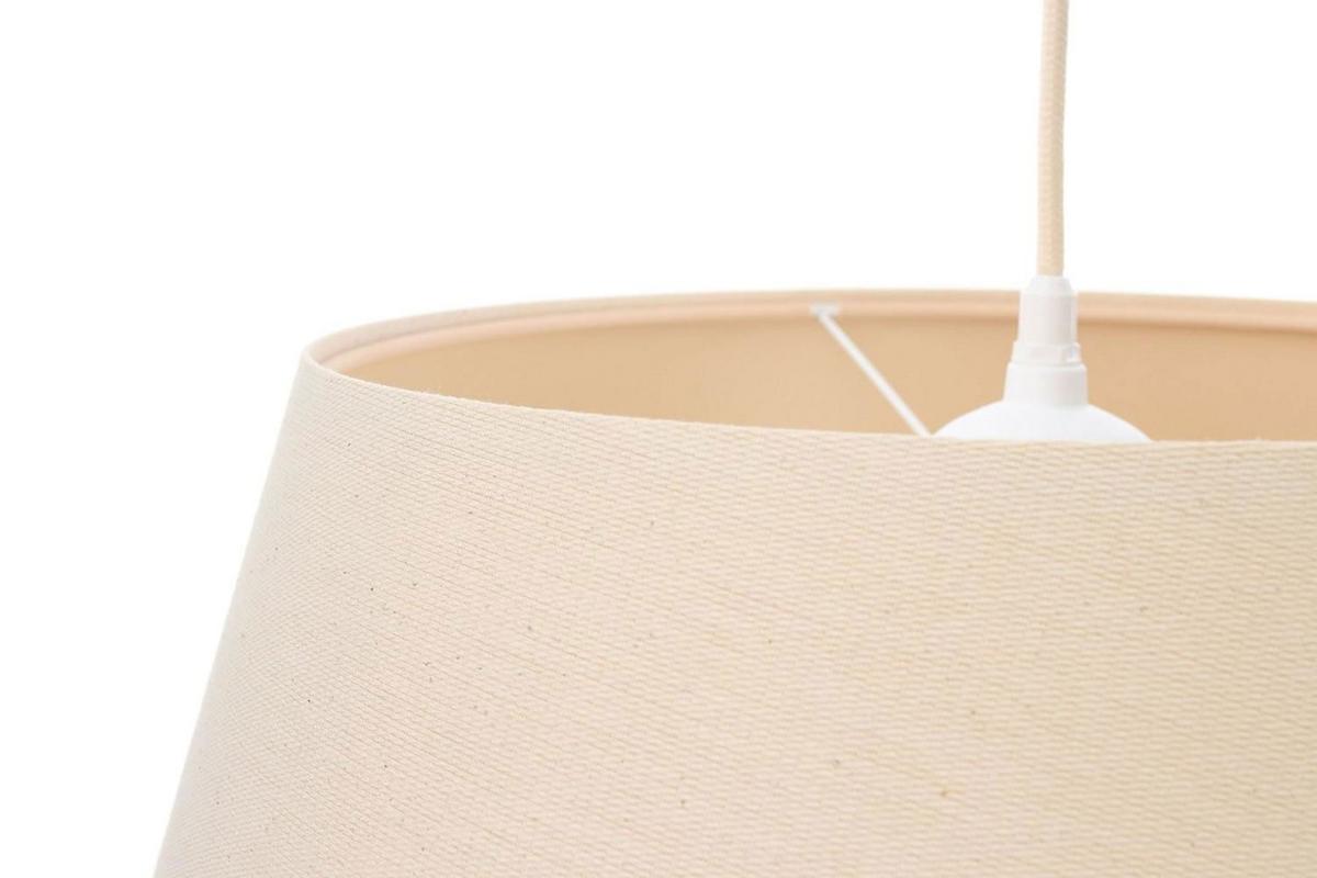 HÄNGELEUCHTE Beige 50/25 cm - Beige, Kunststoff (50/1/25cm) - ONZENO