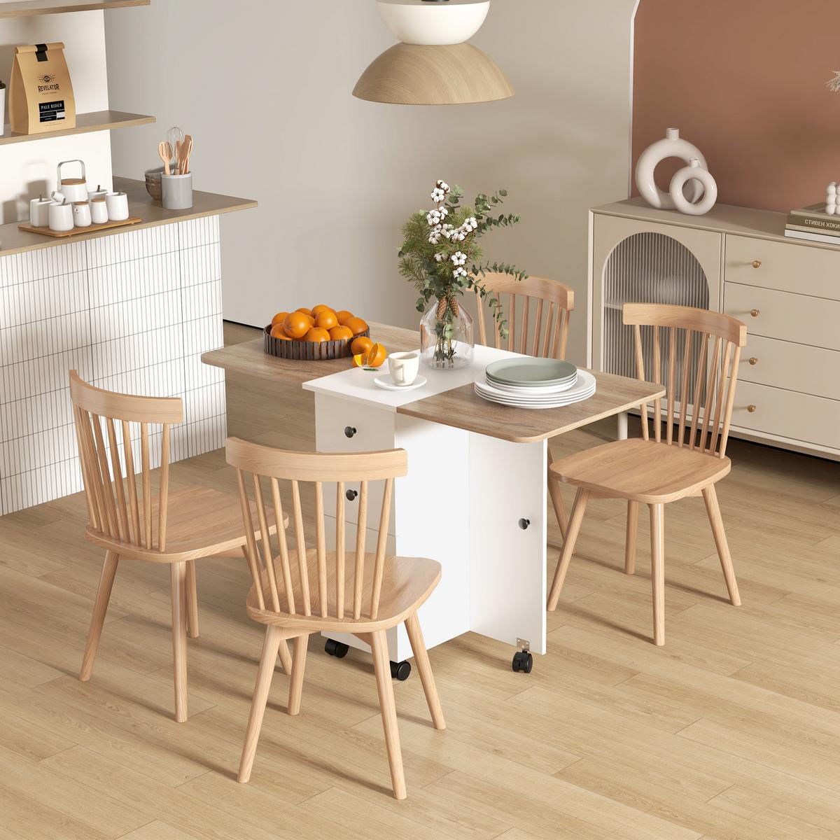 ESSTISCH Vyros 120/60/76.5 cm - Weiß, Holz (120/60/76.5cm) - ZMH