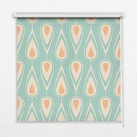 INNENROLLO - Fensterrollo - Rollo - 130x140 cm - Bunte Avocado - Türkis, Kunststoff (130/140/0.5cm) - TULUP
