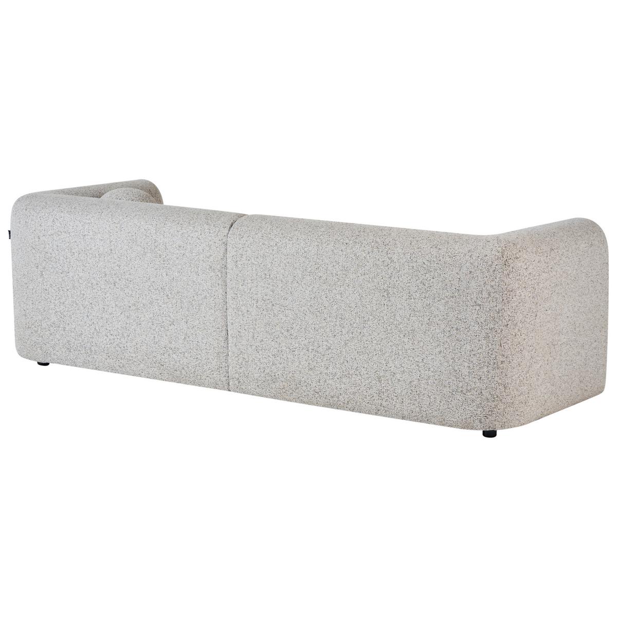 SOFA-SET 4-Sitzer Beige Leiren - Beige, Textil (224/68/87cm) - Beliani