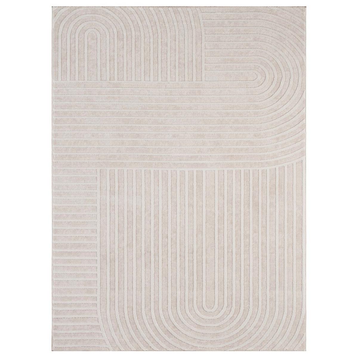 FLACHWEBETEPPICH Boho Creme 200 x 280 cm - Creme, Kunststoff (200/280cm) - TT Home