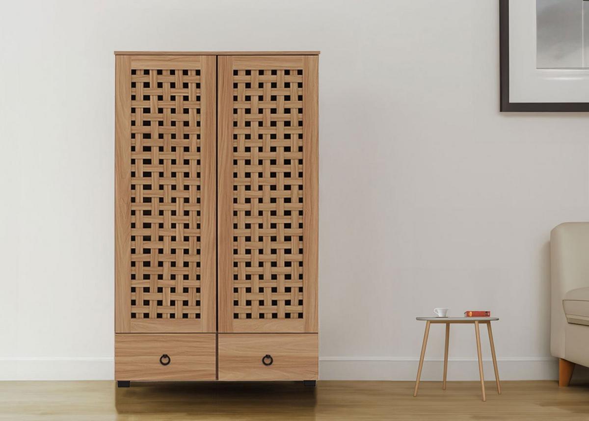 SCHRANK Braun - Braun, Holzwerkstoff (80/138/36cm) - MCW