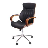 BÜROSTUHL Schwarz - Schwarz, Holz (63/109/64cm) - MCW