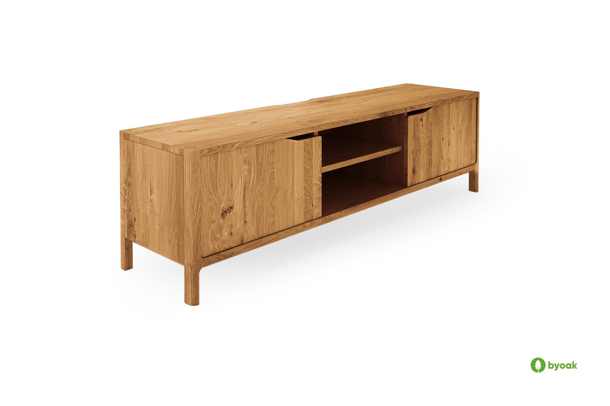 TV-SCHRANK PAUL Wildeiche - Wildeiche, Holz (160/48/50cm) - byoak