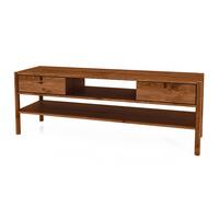 TV-SCHRANK INA Wildeiche - Mokka, Holz (160/59/46cm) - byoak