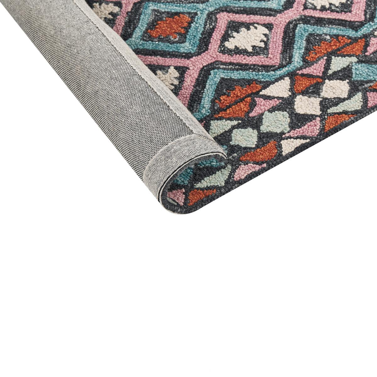 KURZFLOR-TEPPICH Haymana 200/140 cm - Multicolor, Textil (140/200cm) - Beliani