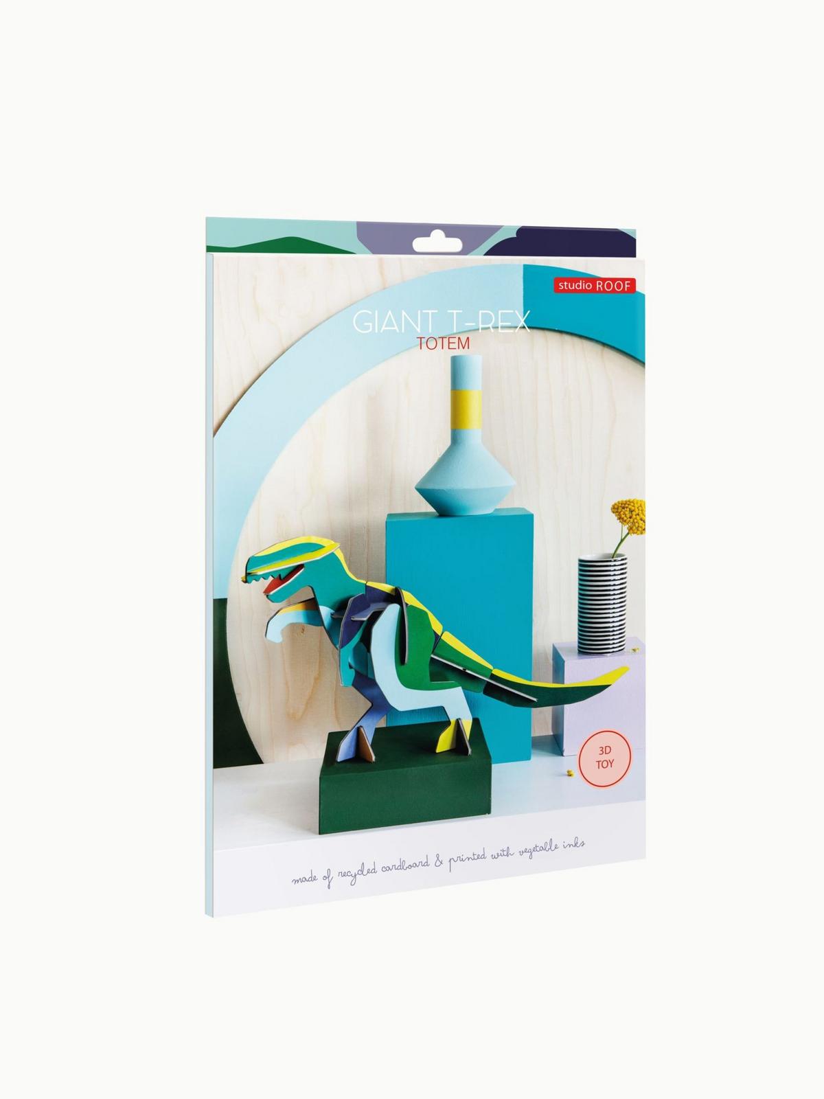 DEKOFIGUR Leuchtender Dino 9/19 cm - Multicolor, Wellpappe (9/19/35cm) - Studio Roof