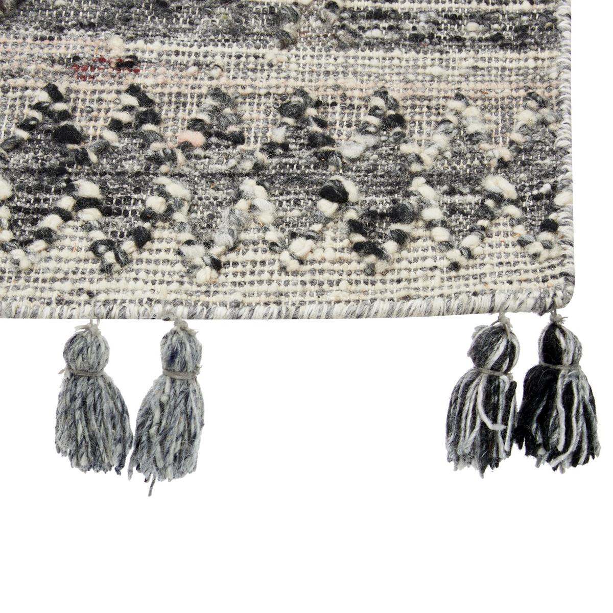 KURZFLOR-TEPPICH Aratashen 300/200 cm - Grau, Textil (200/300cm) - Beliani