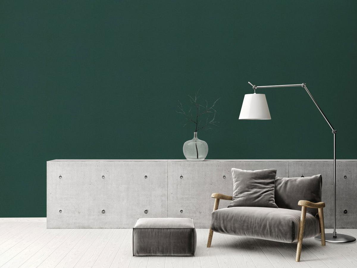 VLIESTAPETE Grün 53/1005 cm - Grün, Textil (53/1cm) - KUNSTLOFT