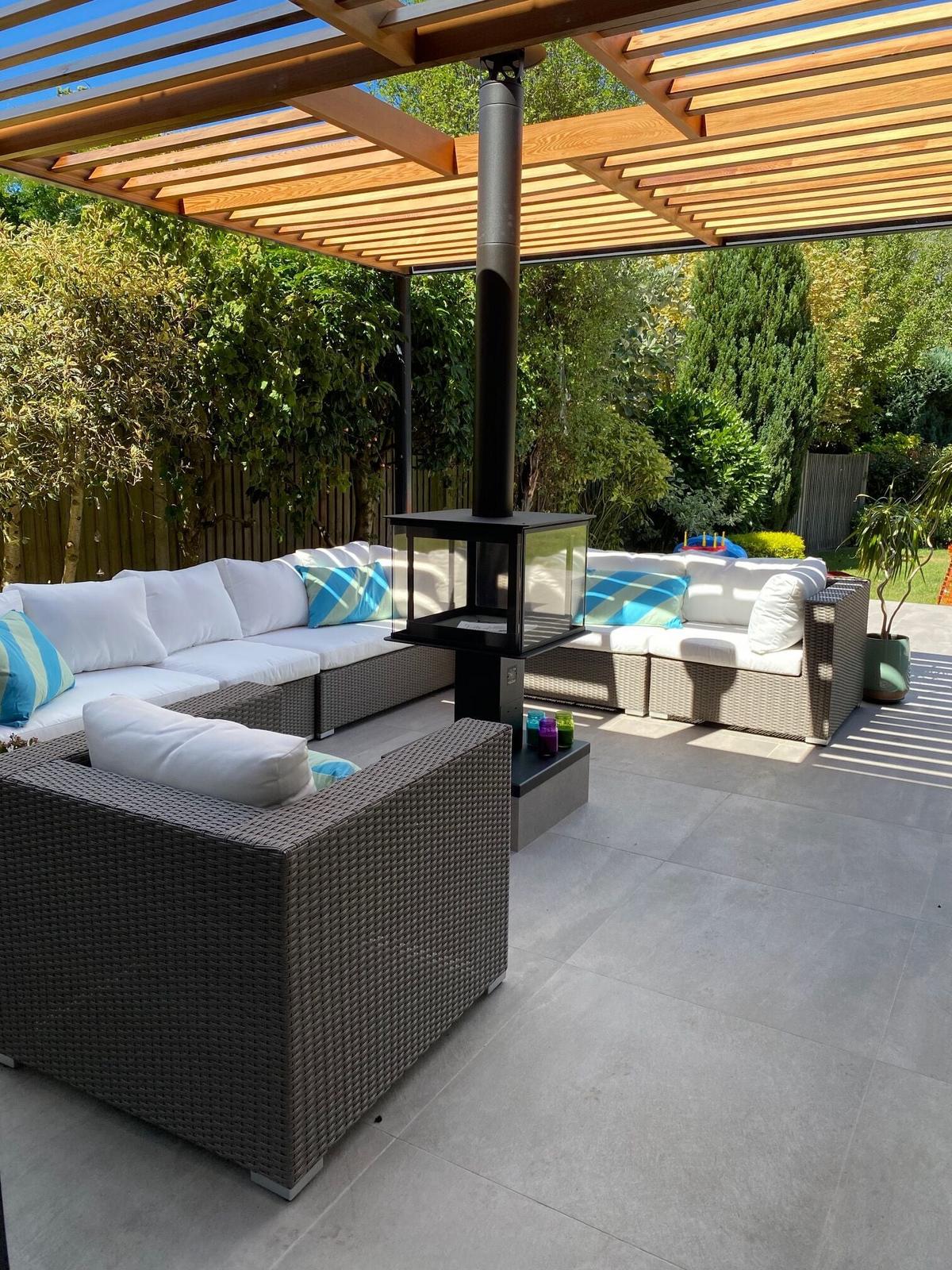 LOUNGE-SET grau modular Maestro - Grau, Kunststoff - Beliani