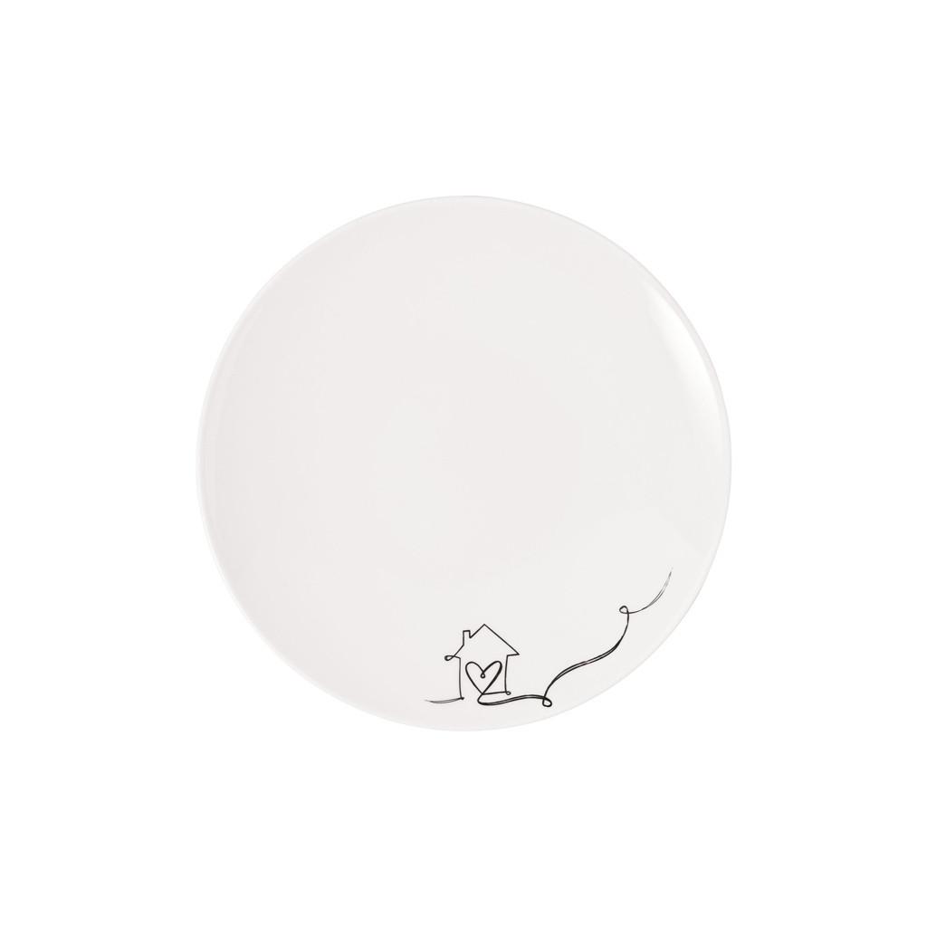 FRÜHSTÜCKSTELLER FAMILY Statement Lines weiß ø 21,2 cm - Weiß, Keramik (21.2cm) - Villeroy & Boch