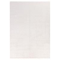 TEPPICH Kurzflor ILLER in Creme, mit 3D-Design, aus Jute, 280 x 370 cm - Beige, Textil (370/280cm) - KADIMA DESIGN