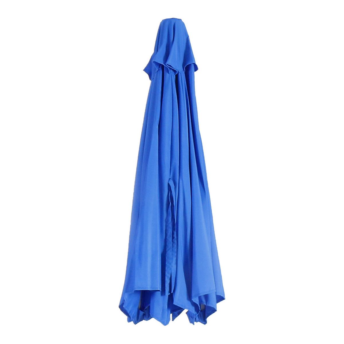 ERSATZ-BEZUG FÜR SONNENSCHIRM I Blau - Blau, Textil (270/270cm) - MCW
