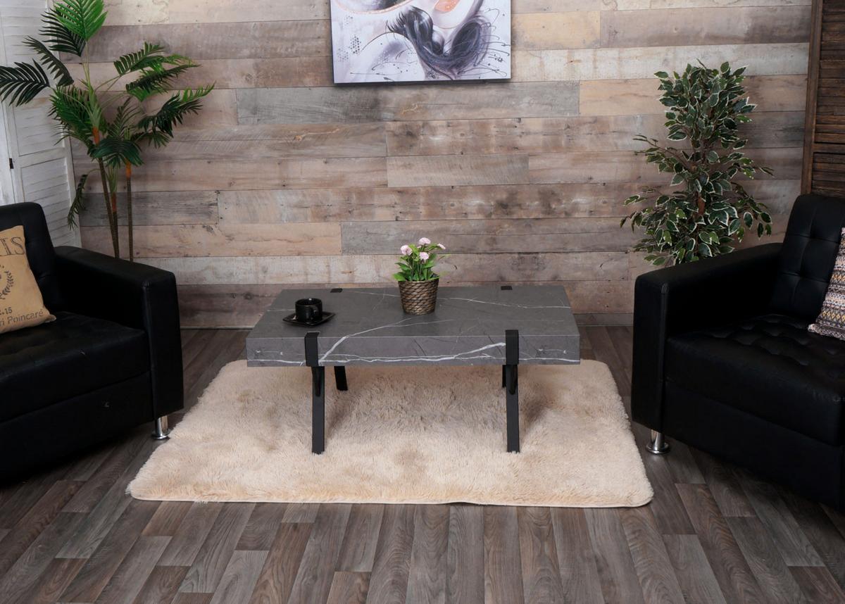 COUCHTISCH eckig Grau - Grau, Holz (60/110/43cm) - MCW