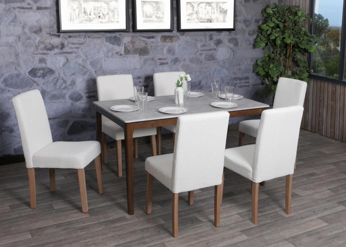 ESSZIMMERSTUHL Cremeweiß 2er-Set - Weiß, Textil (42/90/50cm) - MCW