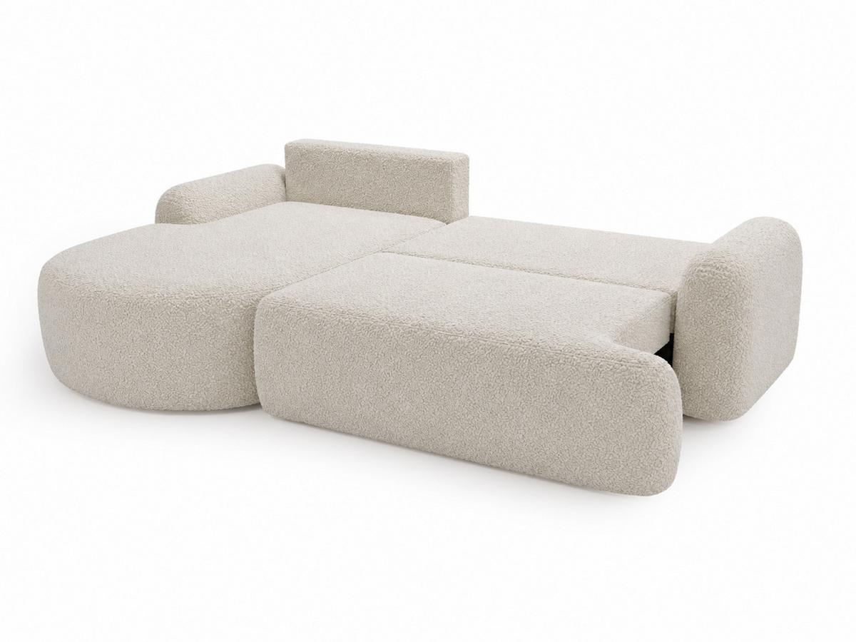 ECKSOFA Aurio weiß Links - Weiß, Holz/Textil (177/261cm) - Graingold