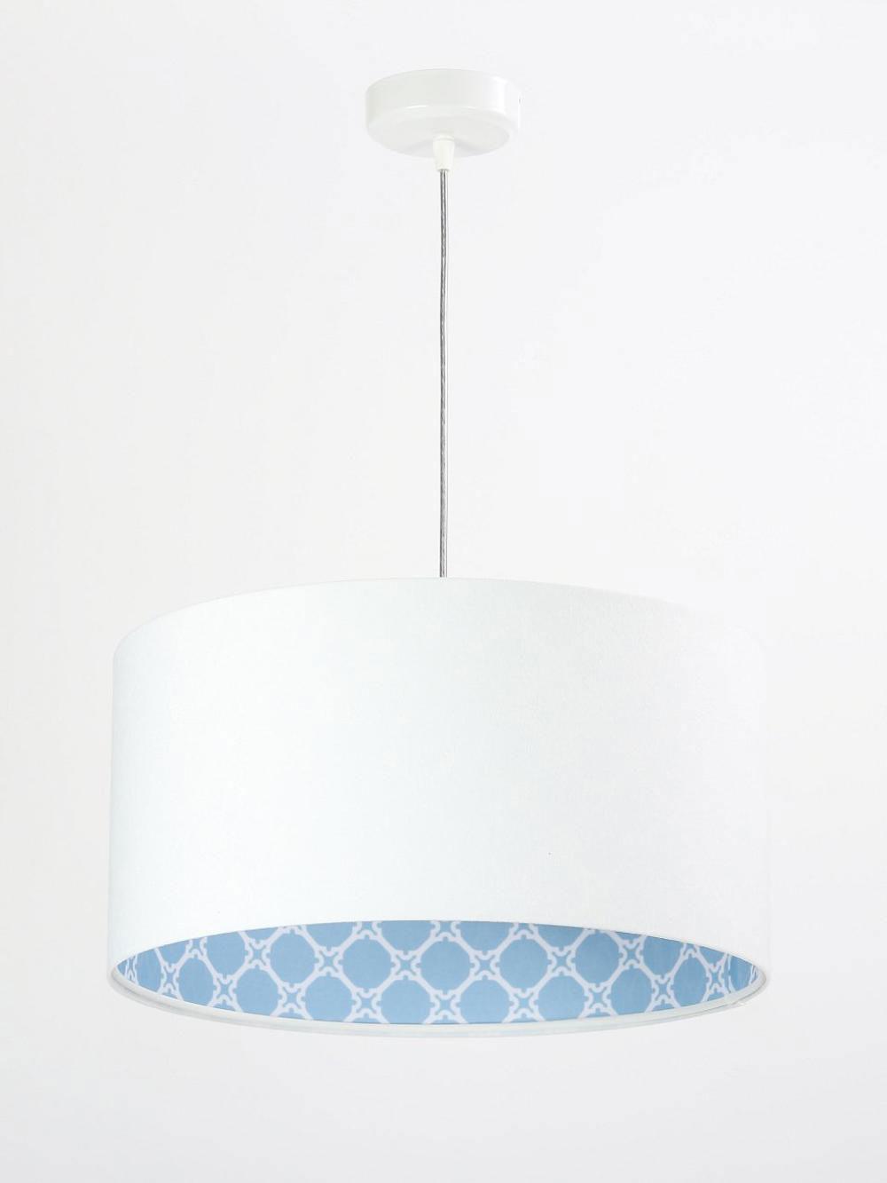 HÄNGELEUCHTE Blau 40/20 cm - Blau/Weiß, Kunststoff (40/0.6/20cm) - ONZENO