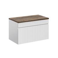 WASCHTISCHUNTERSCHRANK 80cm Zelie Weiß - Weiß, Holzwerkstoff (80/48/46cm) - Petits-meubles