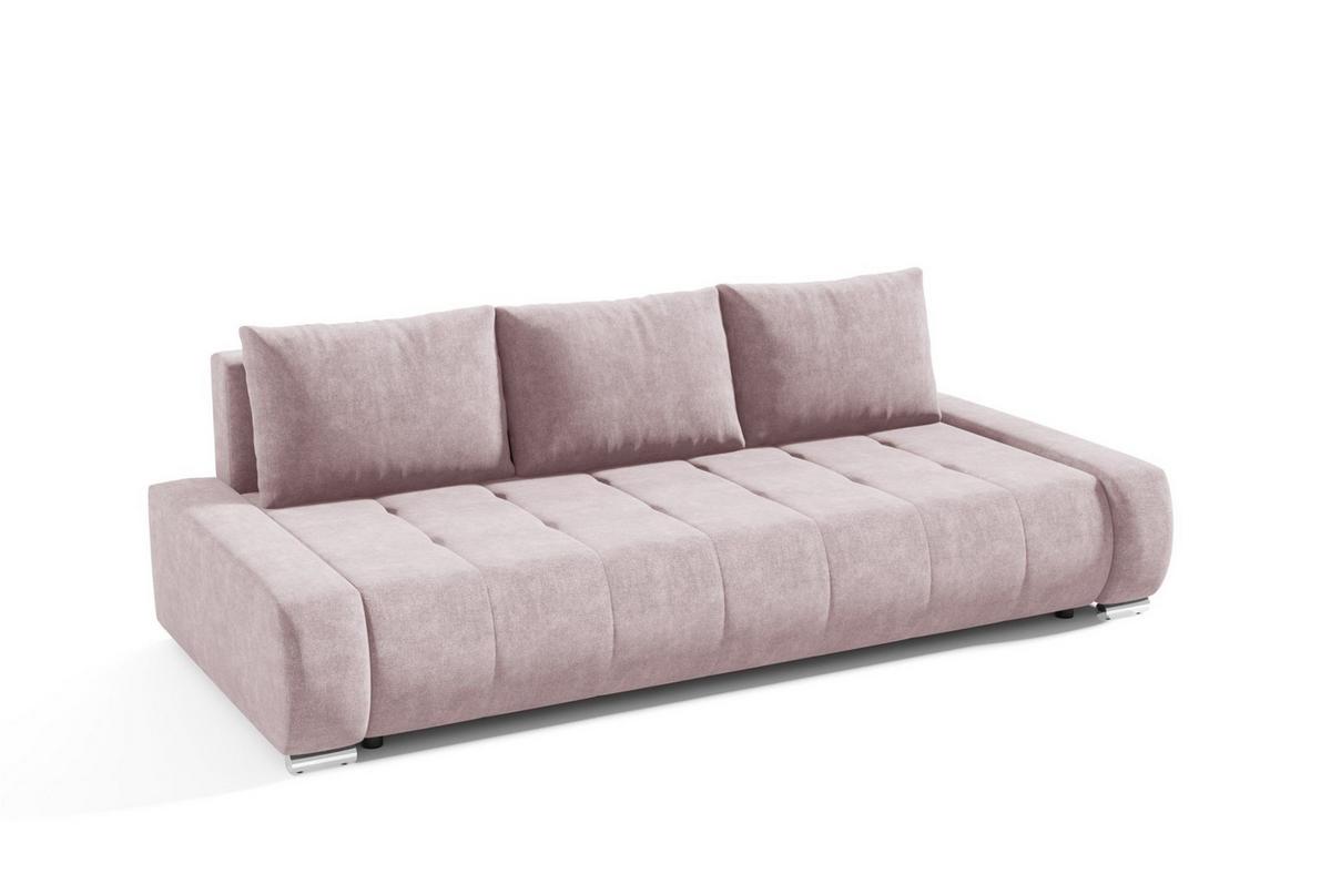SCHLAFSOFA Vogar In Aston - Rosa, Holzwerkstoff/Textil (240/85/110cm) - Fun Möbel
