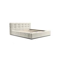 POLSTERBETT Antonio Stoff Ditra - Creme, Holzwerkstoff/Textil (140/200cm) - Fun Möbel