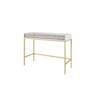 KONSOLENTISCH STELLARE 104/78/50 cm mit Schubladen, Grau - Grau, Holzwerkstoff (50/104/78cm) - MASSENO