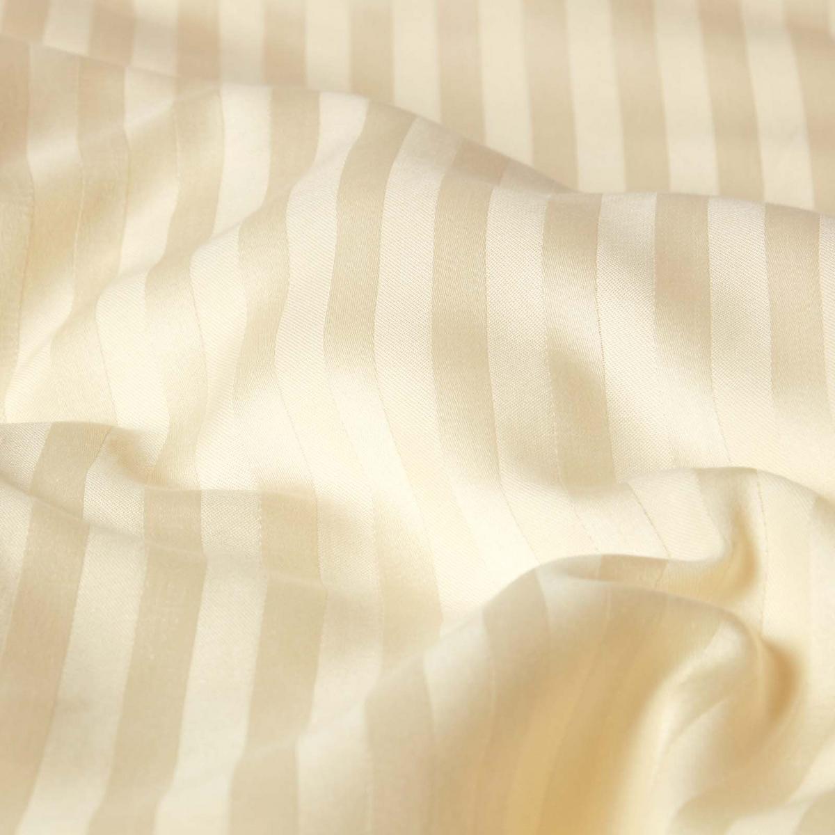 BETTWÄSCHE Damast Fadendichte 330 - Creme, Textil (200/200cm) - Homescapes