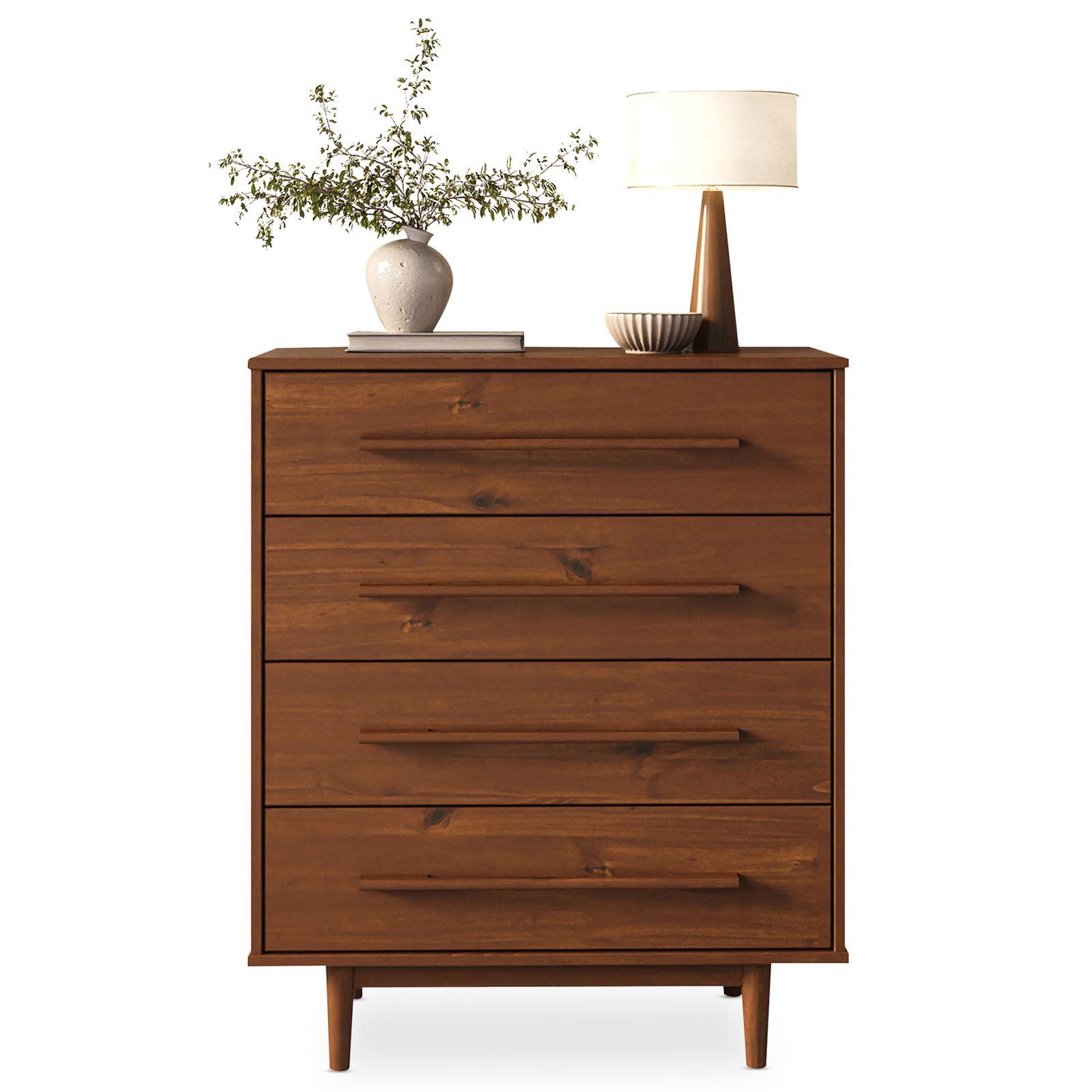 KOMMODE TECCA Kastanie - Kastanienfarben, Holz (80/96/41cm) - IDIMEX