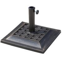 STÄNDER Polyesterharz Bronze - Bronzefarben, Kunststoff (44/44cm) - Outsunny