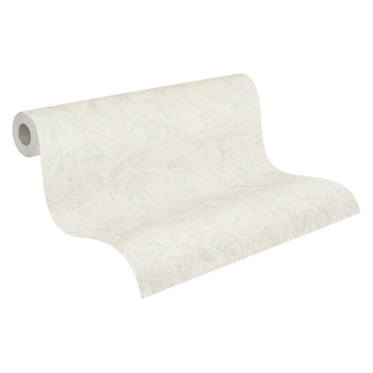 VLIESTAPETE Weiß 53/1005 cm - Weiß, Textil (53/1cm) - KUNSTLOFT