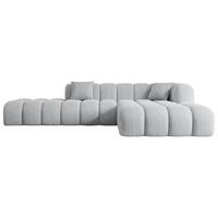 ECKSOFA Ottomane Rechts OLEA-L2 - 289x176x71 cm Grau - Schwarz/Grau, Holzwerkstoff/Kunststoff (289/176cm) - ALTDECOR