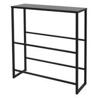 GETRÄNKEKISTENREGAL für 6-8 Kisten mit Ablage 100x32x108,5 cm aus Stahl - Anthrazit, Metall (32/108.5/100cm) - ML-DESIGN