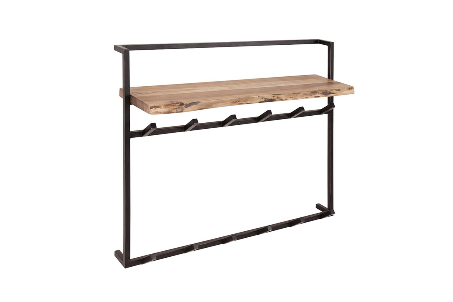 GARDEROBE RAICA Schwarz Akazie - Schwarz, Metall (100/80/30cm) - KAWOLA