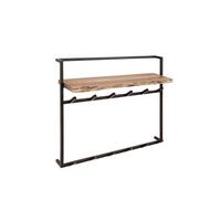 GARDEROBE RAICA Schwarz Akazie - Schwarz, Metall (100/80/30cm) - KAWOLA