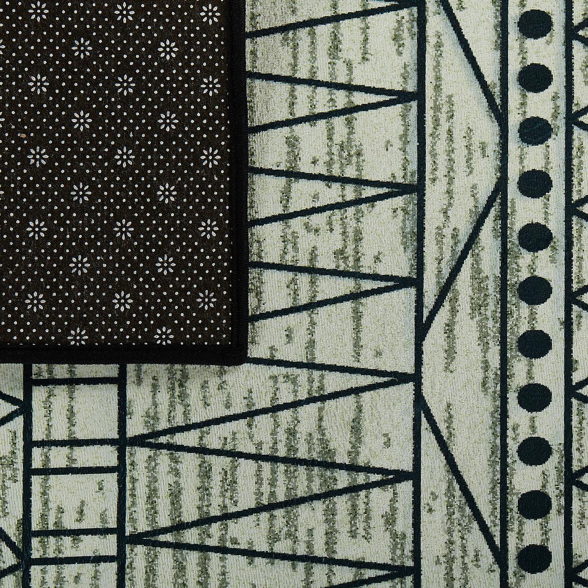 KURZFLOR-TEPPICH Keban 230/160 cm - Schwarz, Kunststoff (160/230cm) - Beliani