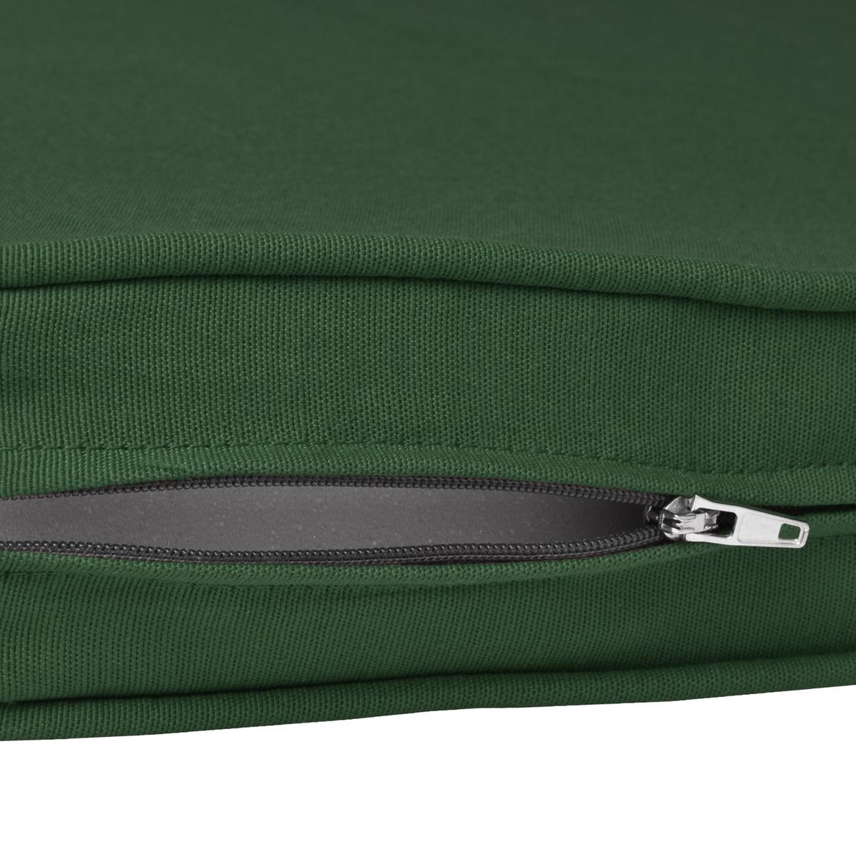 BANKAUFLAGE Loft BK 100/48/5 cm Dunkelgrün - Dunkelgrün, Textil (48/5/100cm) - Beautissu 